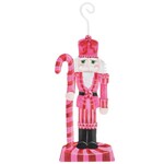 the round top collection pinkmas nutcracker ornament