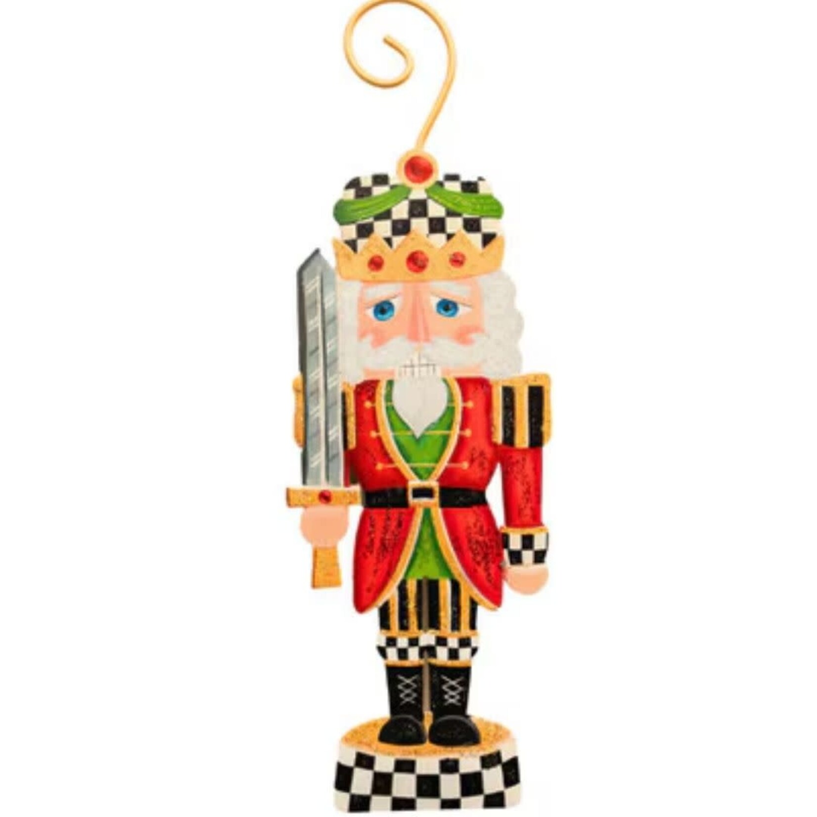 the round top collection elegant nutcracker ornament