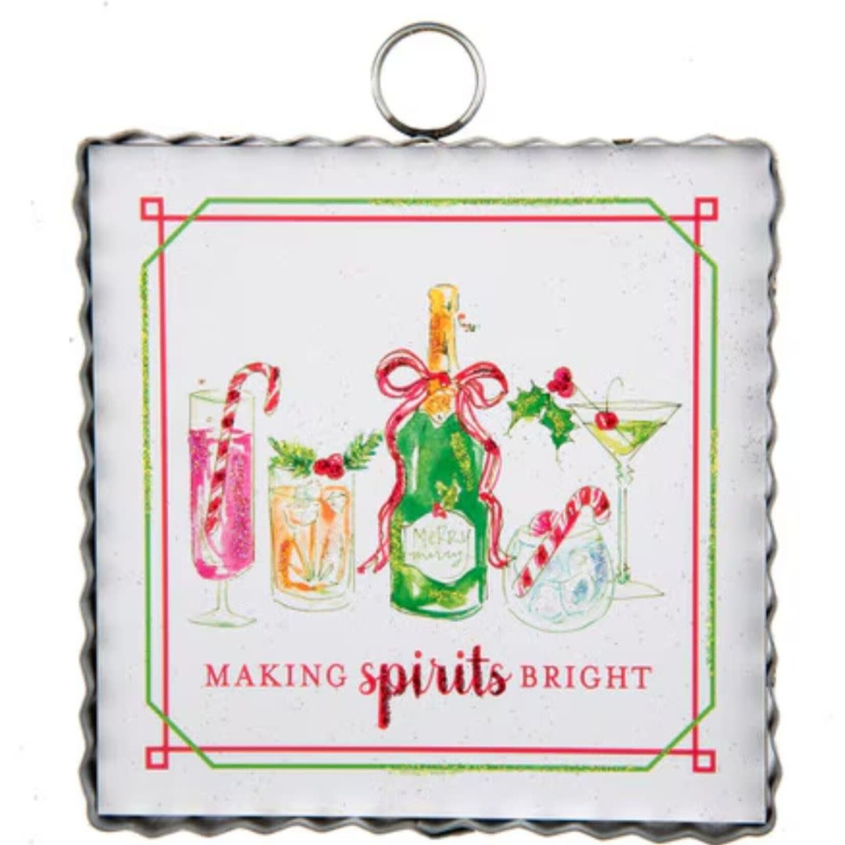 the round top collection making spirits bright charm