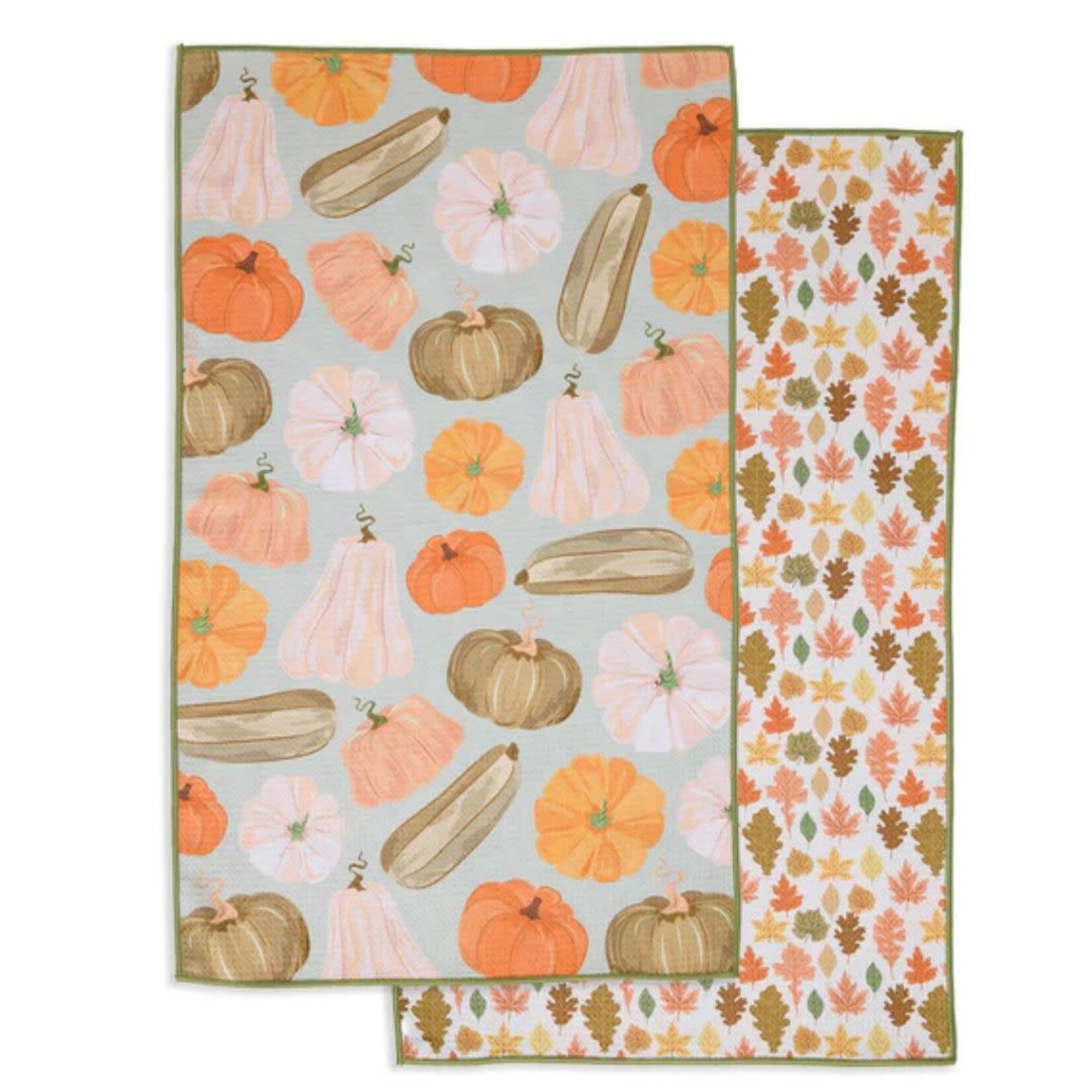 m. lynne designs heirloom pumpkins microfiber dish towel