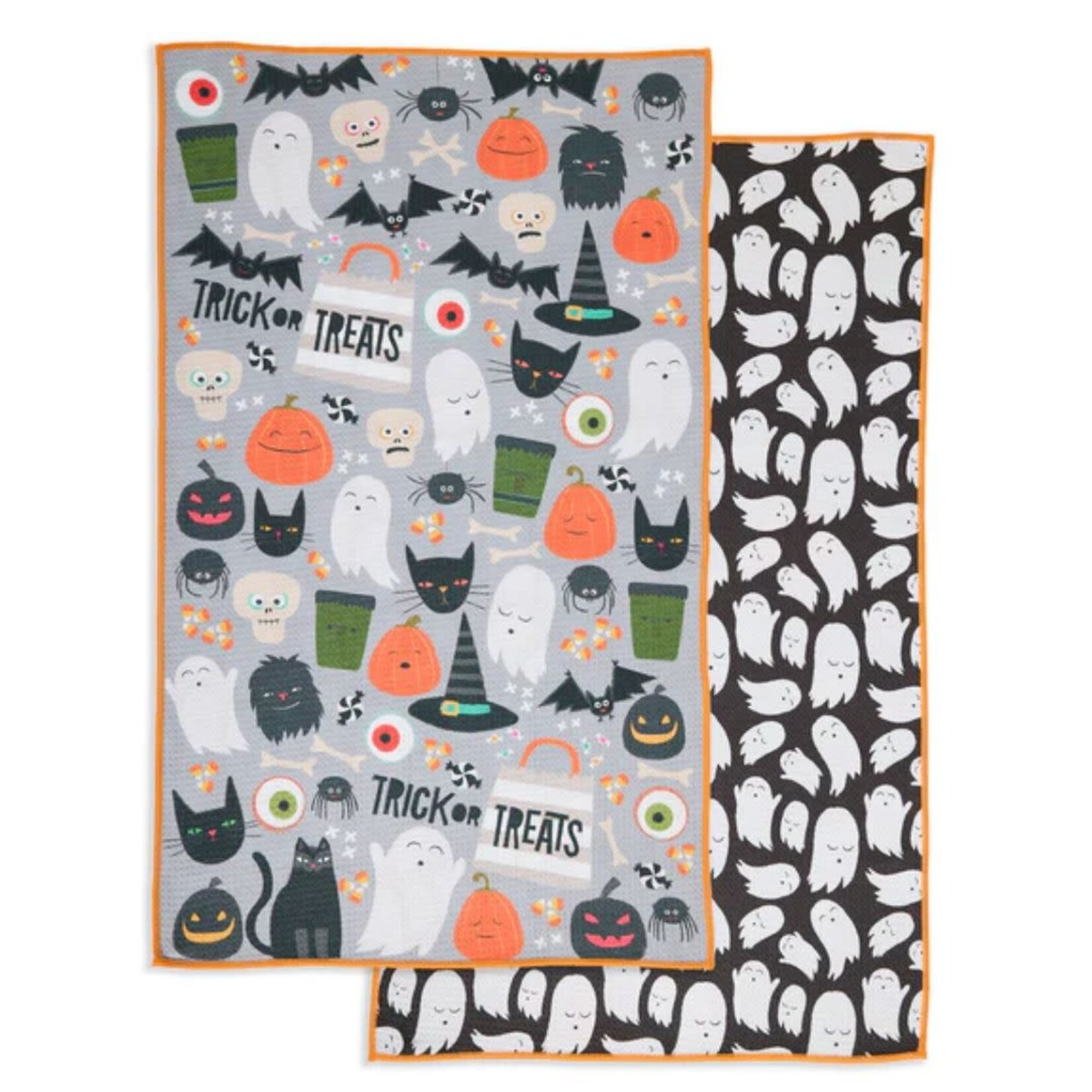 m. lynne designs ooky spooky microfiber dish towel