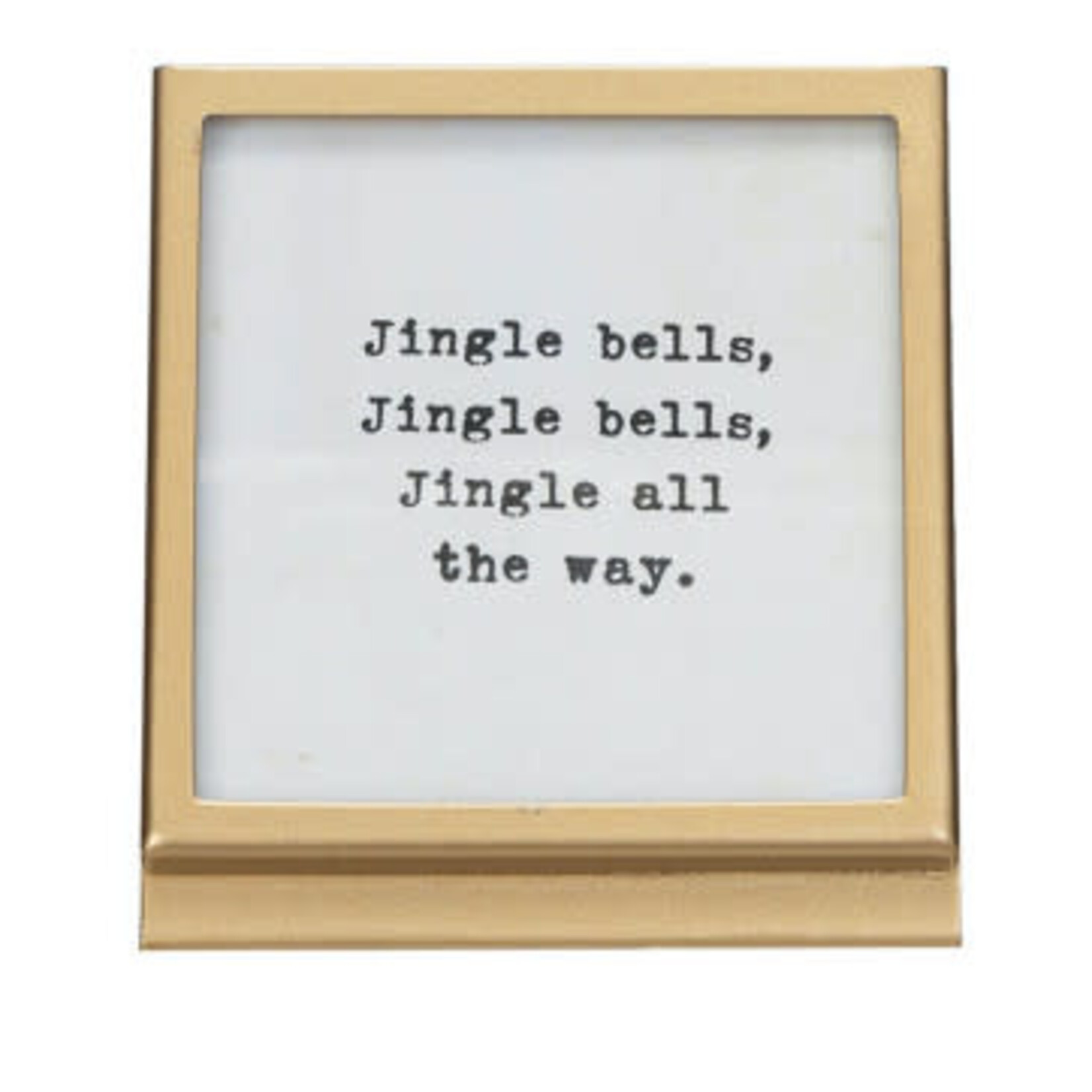 m. lynne designs christmas quote with gold frame