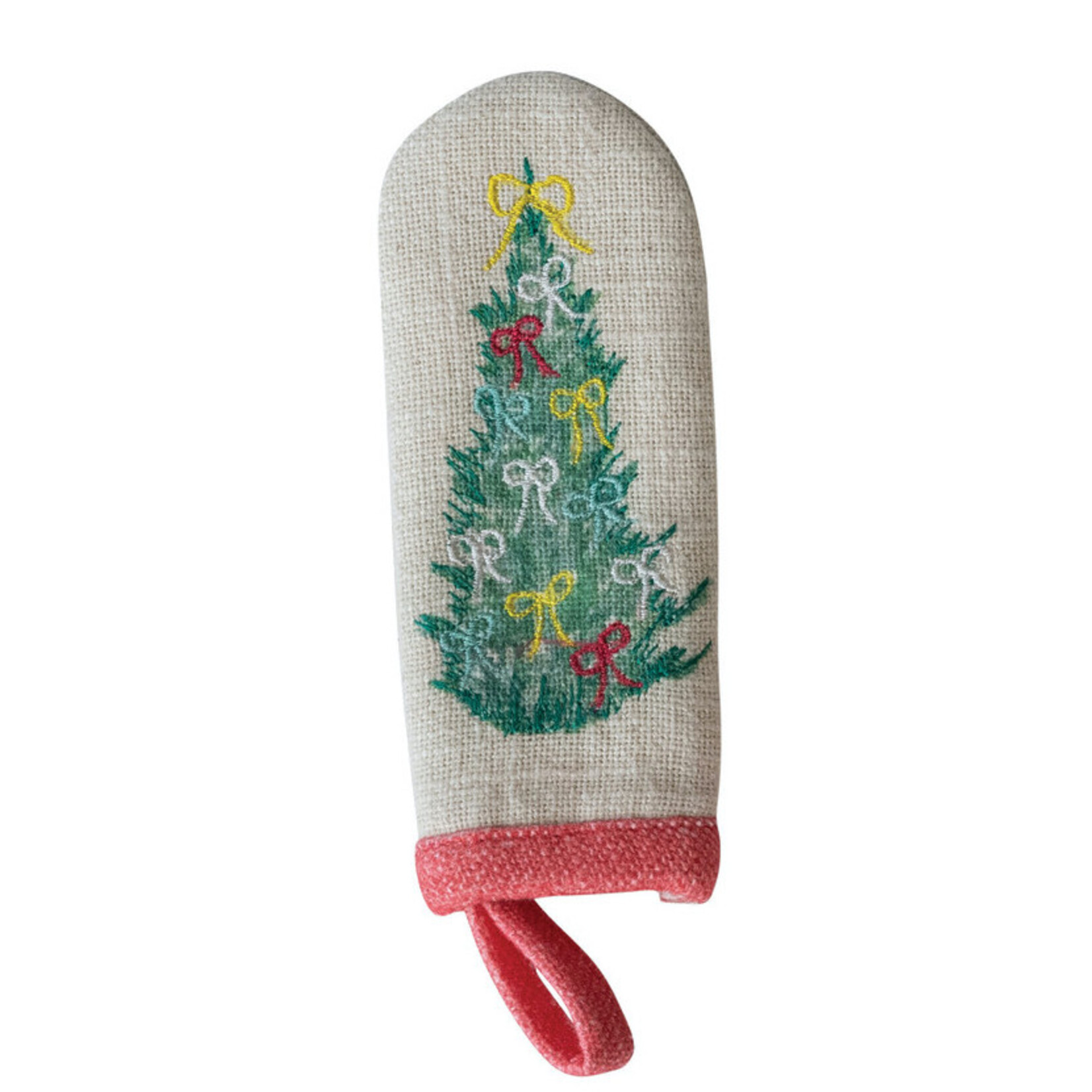 m. lynne designs embroidered tree pot handle cover