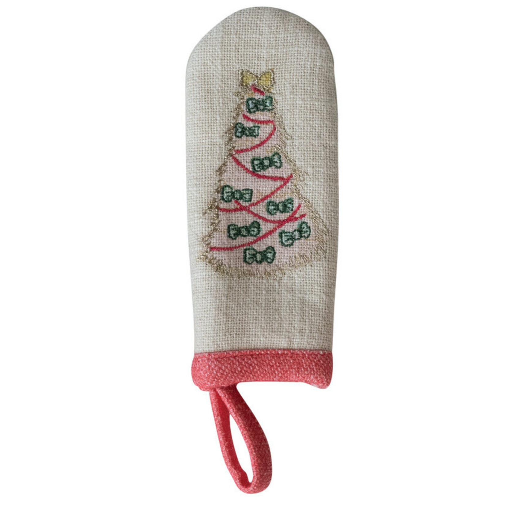 m. lynne designs embroidered tree pot handle cover