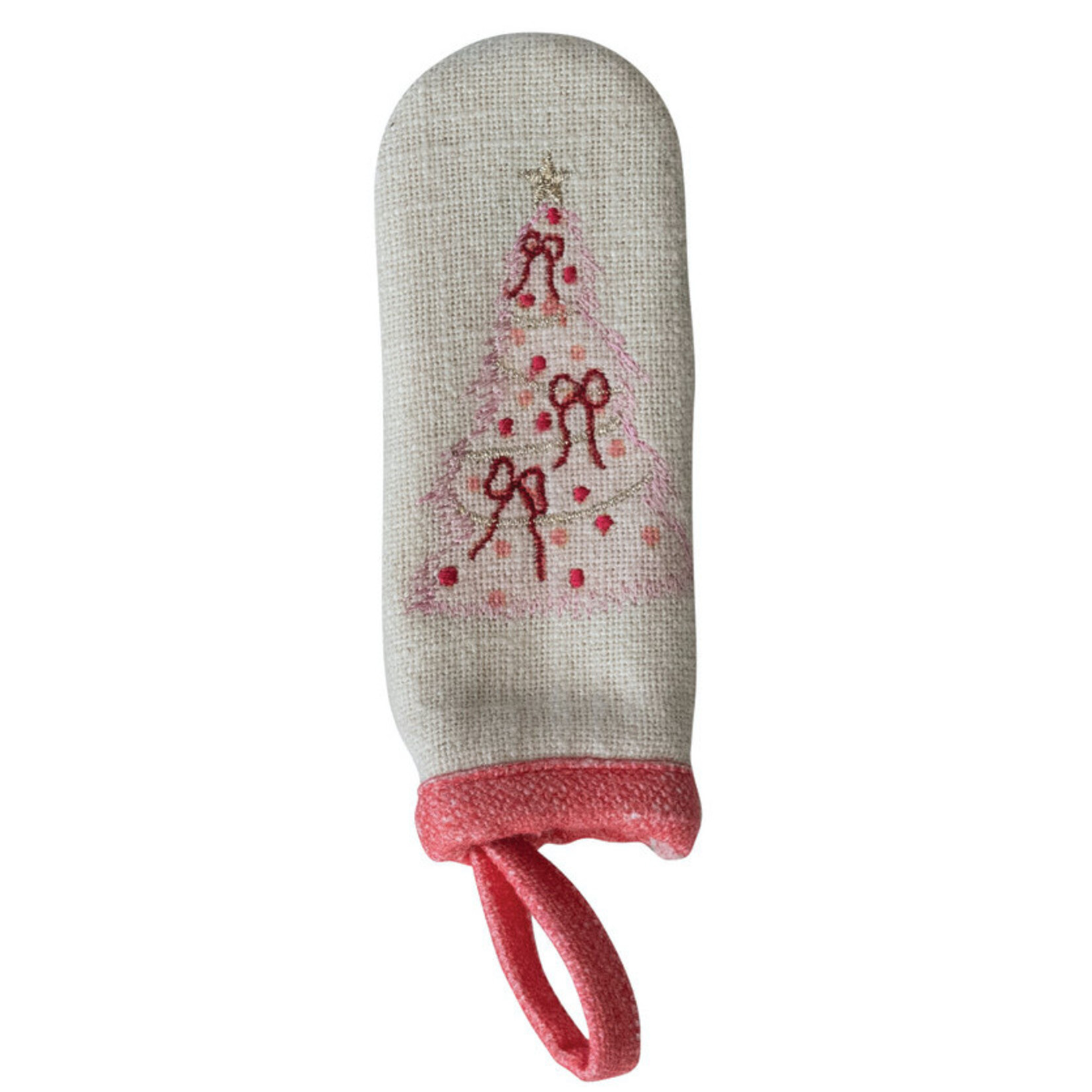 m. lynne designs embroidered tree pot handle cover