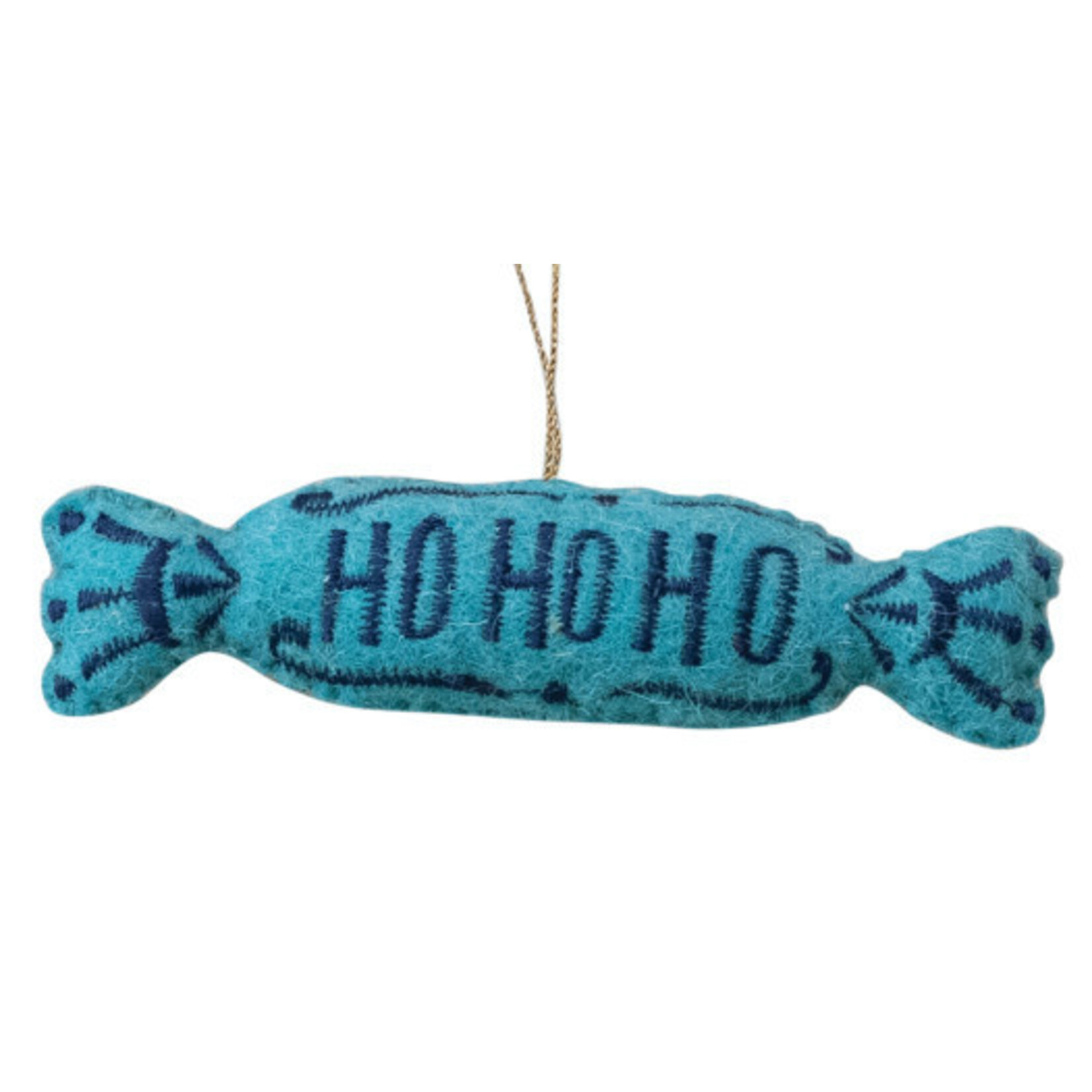 m. lynne designs felt wood candy ornament