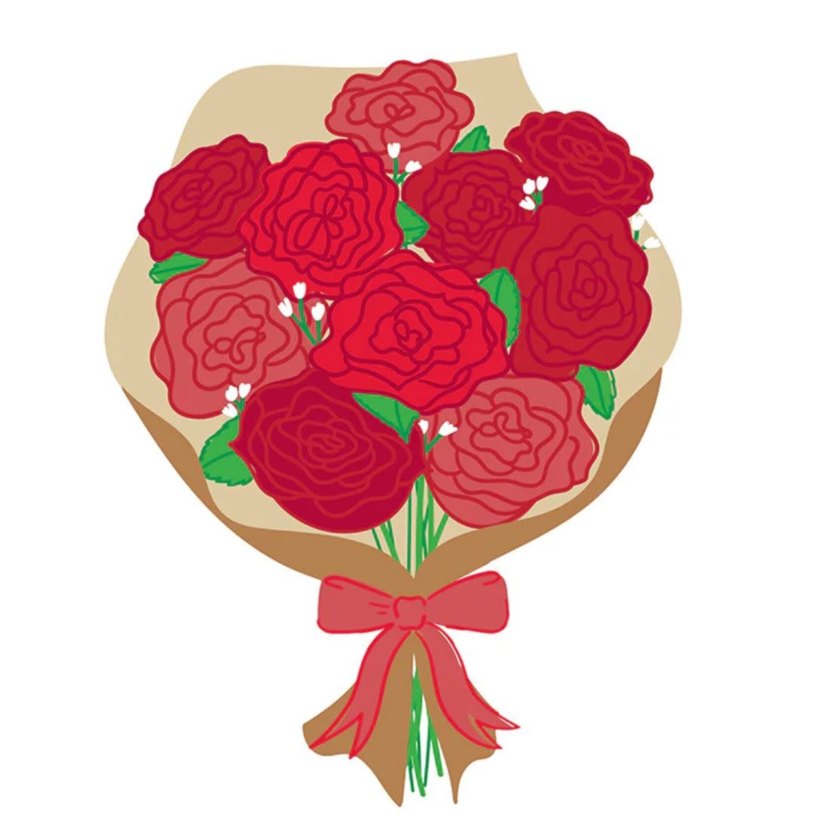 happy everything roses are red bouquet mini attachment