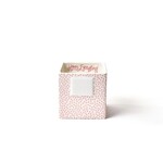 happy everything pink small dot small mini nesting cube