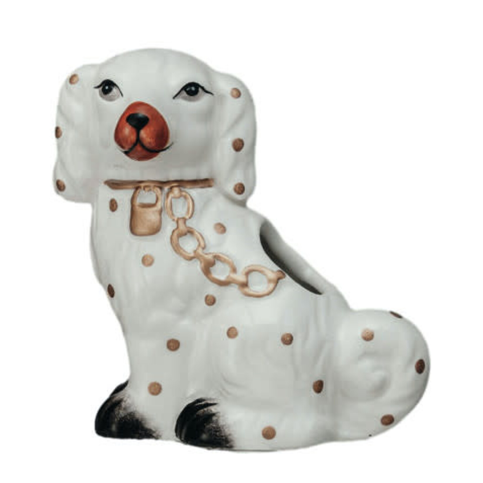 m. lynne designs staffordshire dog shaped toothpick holder