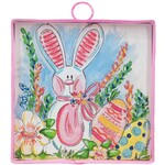 the round top collection martin's bunny & egg charm