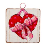 the round top collection hamilton polka dot heart charm