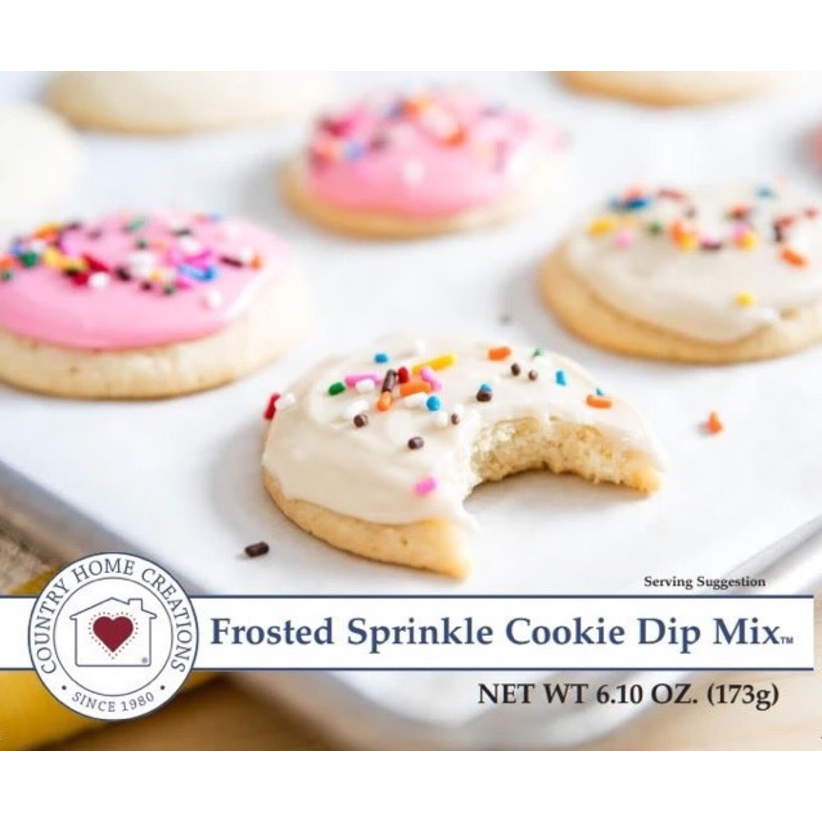 m. lynne designs frosted sprinkle cookie dip mix