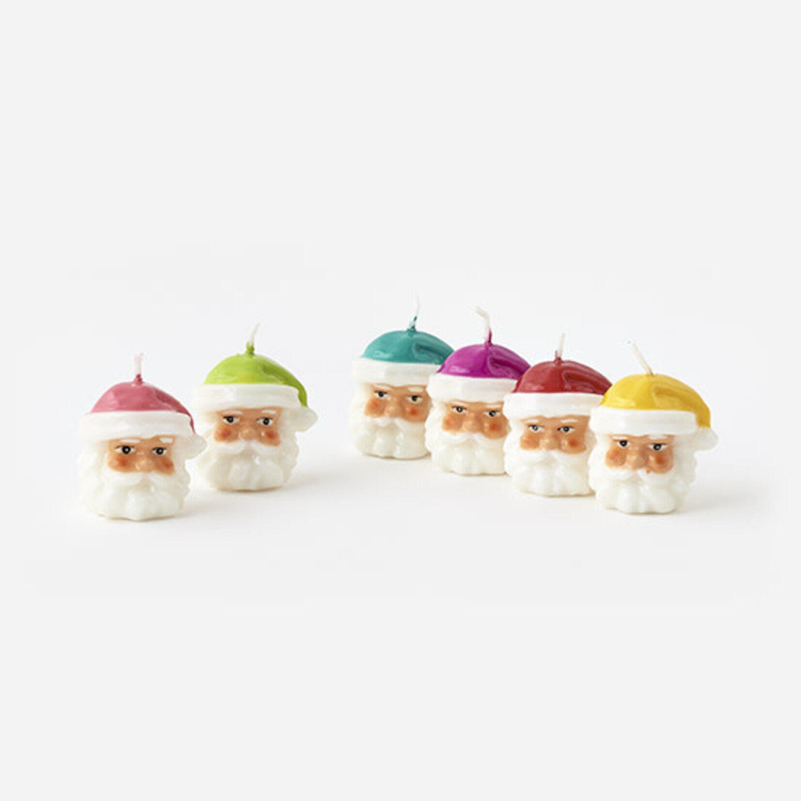 m. lynne designs santa head candle