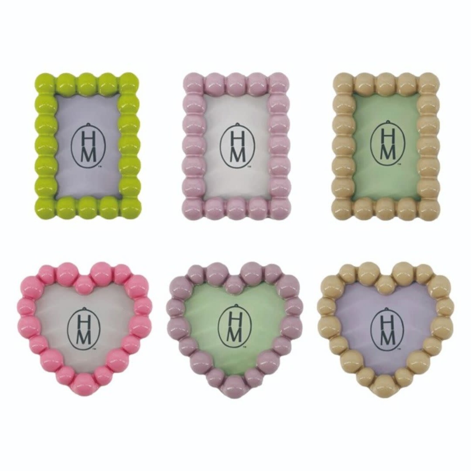 m. lynne designs beaded magnet picture frame