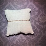 m. lynne designs gold dipped paperclip bracelet