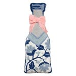 m. lynne designs chinoiserie champagne hook pillow with bow