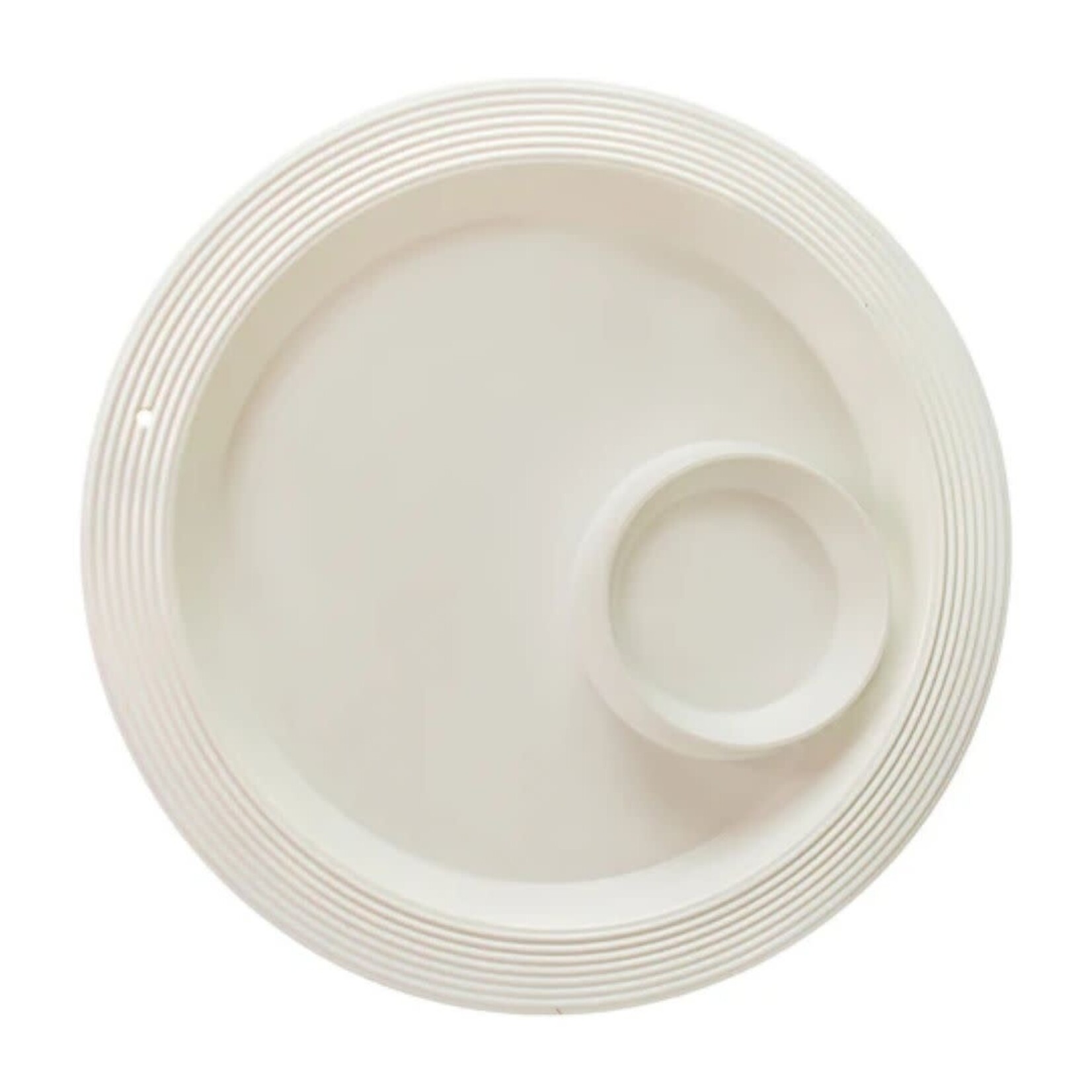 nora fleming pinstripes melamine chip and dip platter