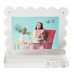 nora fleming clearly a-nora-ble scalloped acrylic frame