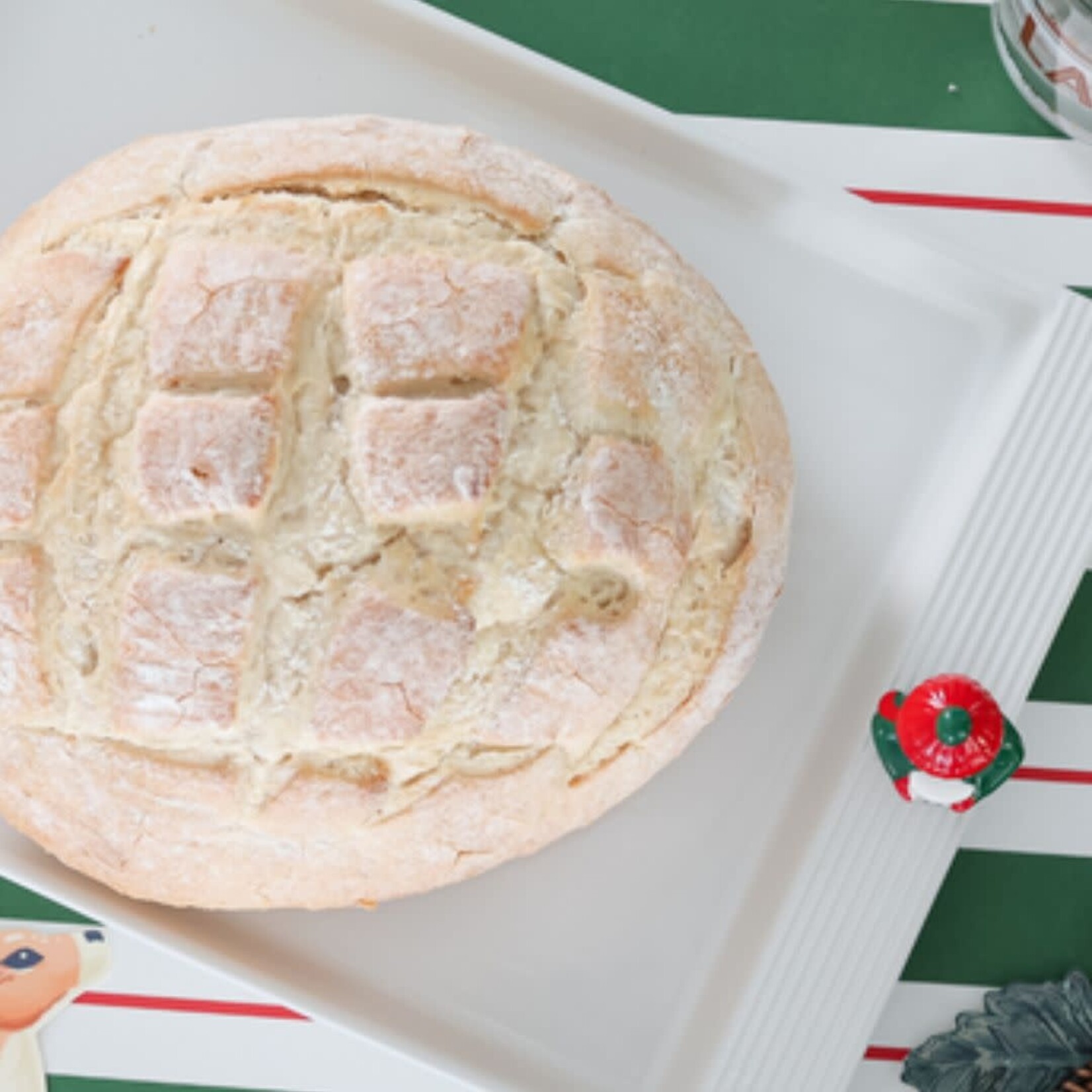 nora fleming rectangle pinstripes platter