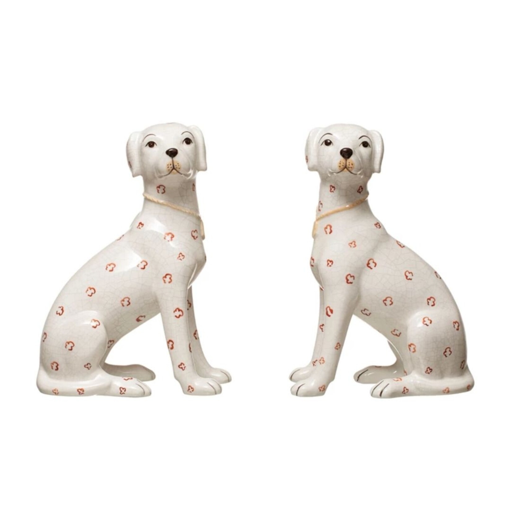 m. lynne designs Ceramic Replica Staffordshire Dog with Crackle