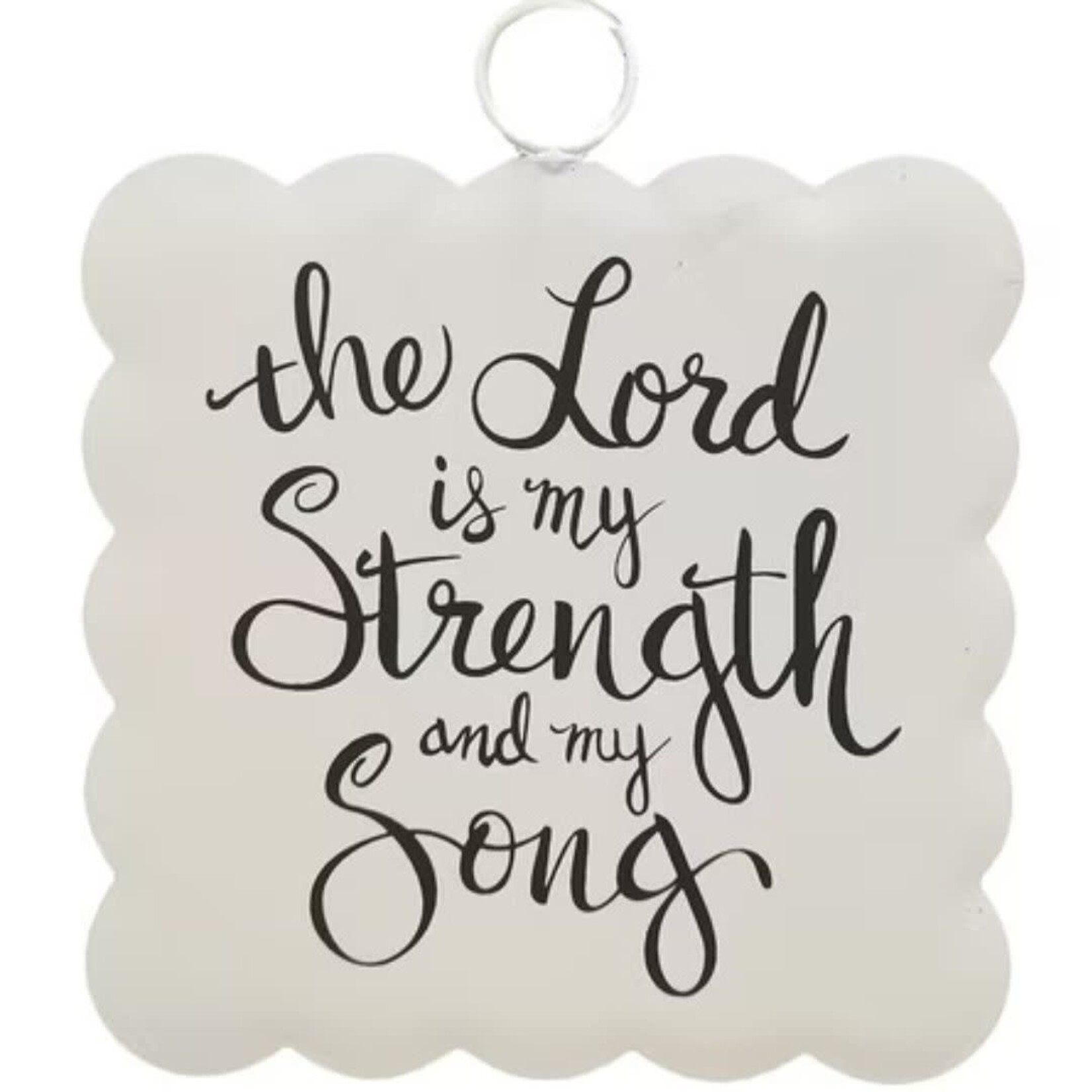 the round top collection the Lord is my strength charm
