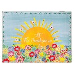 m. lynne designs let the sunshine in bamboo mat