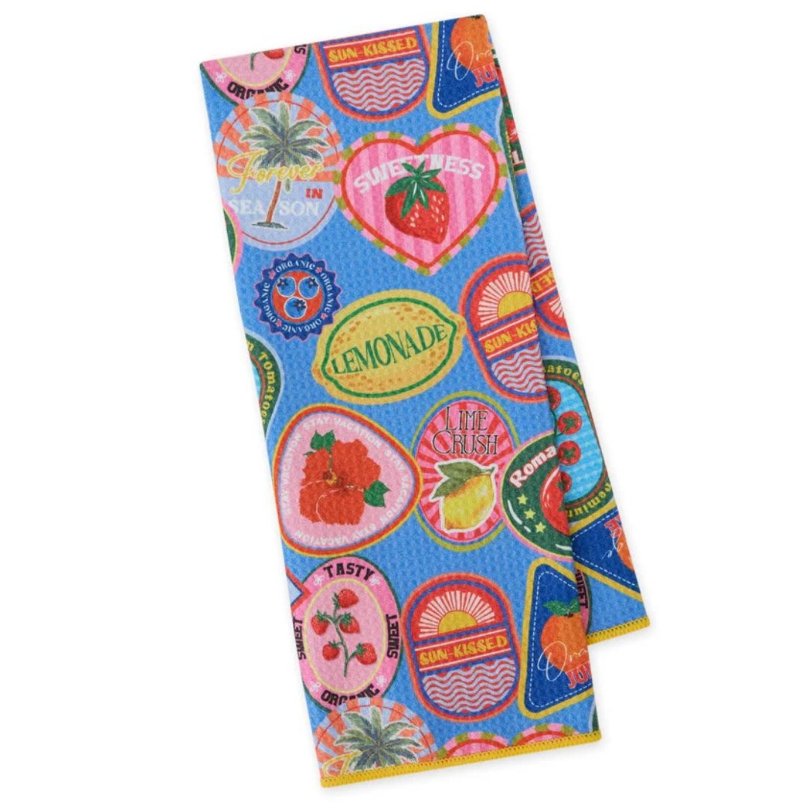 m. lynne designs bold dolce labels microfiber dishtowel