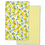 m. lynne designs lemon fresh microfiber dishtowel