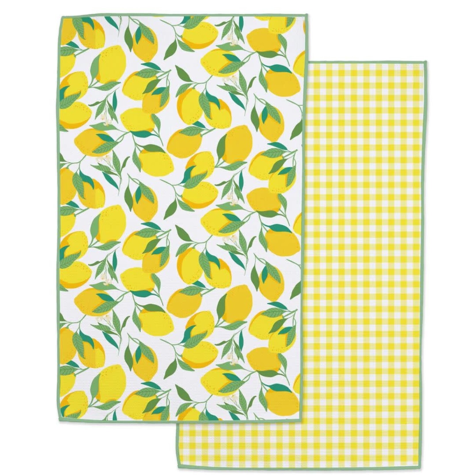 m. lynne designs lemon fresh microfiber dishtowel