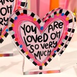 m. lynne designs you are loved heart