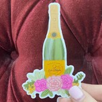 m. lynne designs champagne sticker