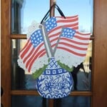 m. lynne designs chinoiserie flags door hanger