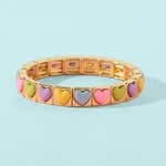 taylor elliott designs valentine heart pastels bracelet