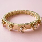 taylor elliott designs poppy gold and pearl bracelet