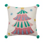 m. lynne designs holiday brights tree pillow