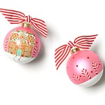 coton colors gumdrop gingerbread house glass ornament