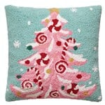 m. lynne designs pink & mint tree hook pillow