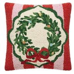 m. lynne designs holiday frames wreath hook pillow