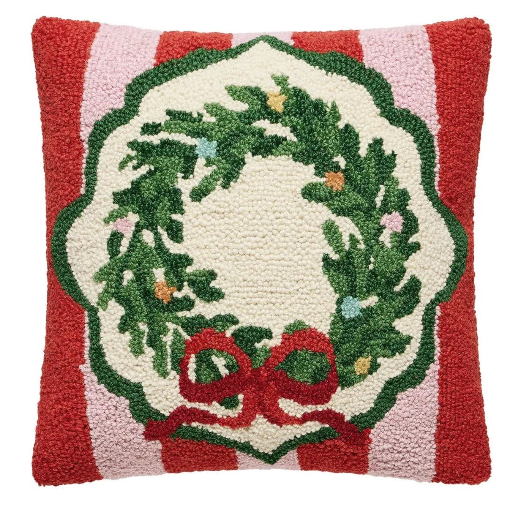 m. lynne designs holiday frames wreath hook pillow