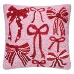 m. lynne designs holiday bows hook pillow
