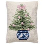 m. lynne designs potted tree hook pillow
