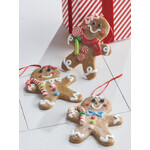 m. lynne designs colorful gingerbread man ornament