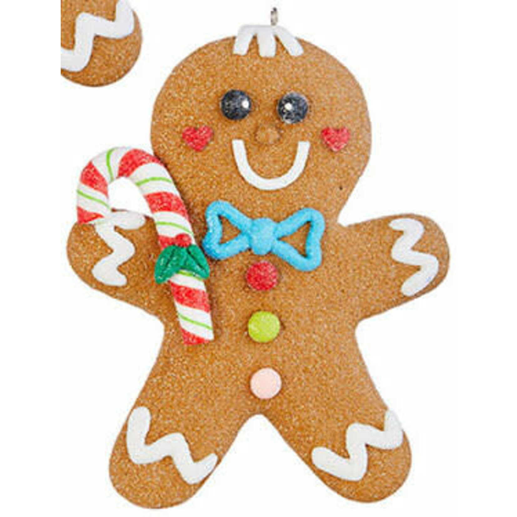 m. lynne designs colorful gingerbread man ornament