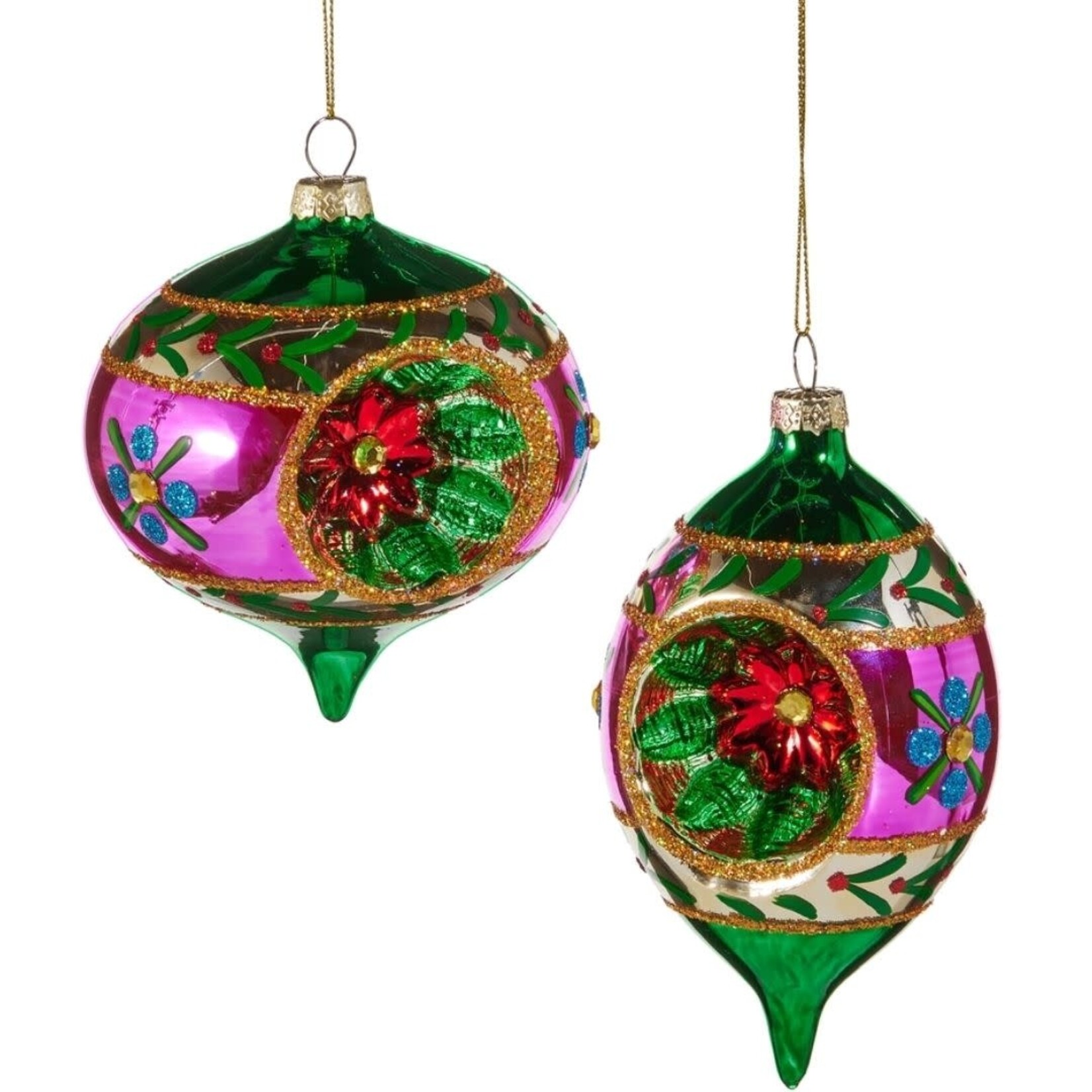m. lynne designs multicolor witch eye ornament