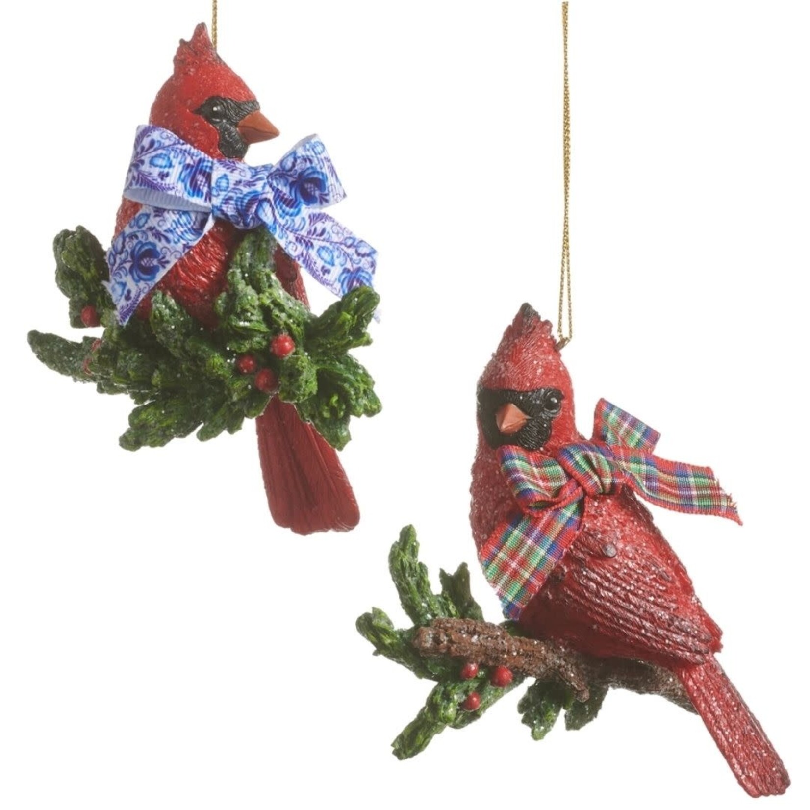 m. lynne designs cutesy cardinal ornament