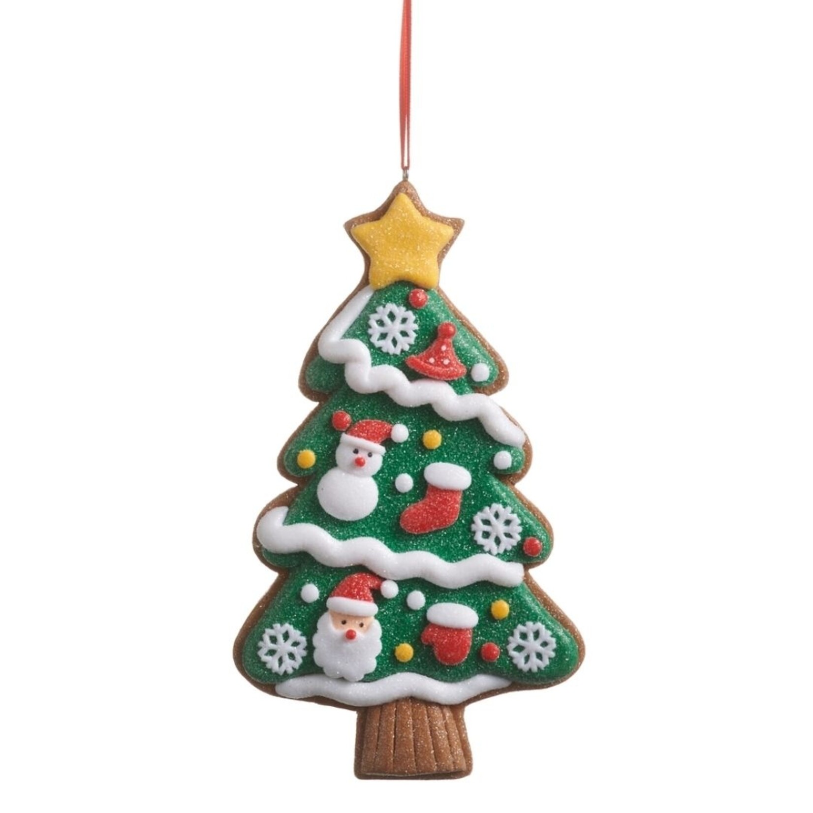m. lynne designs gingerbread cookie tree ornament