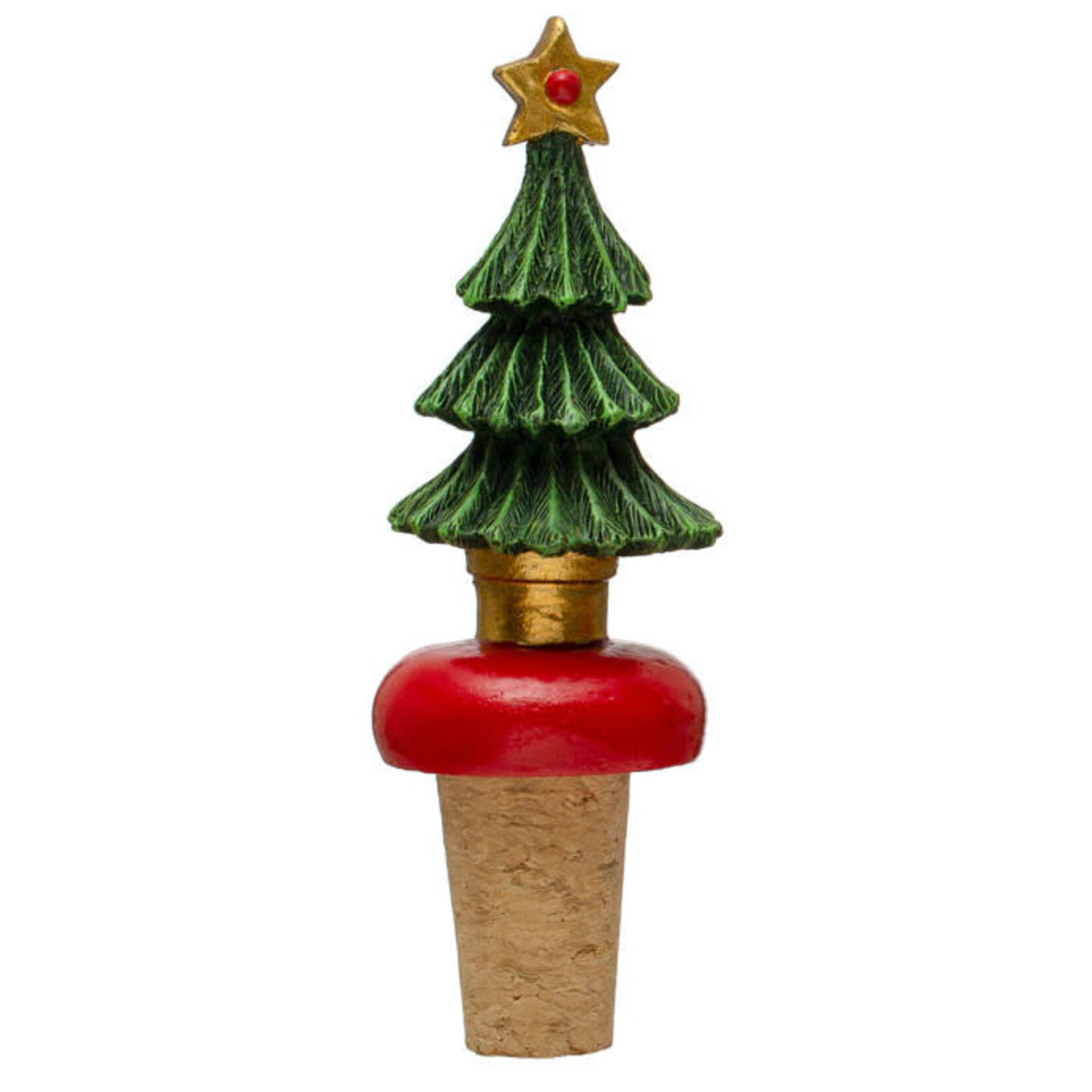 m. lynne designs christmas bottle stopper