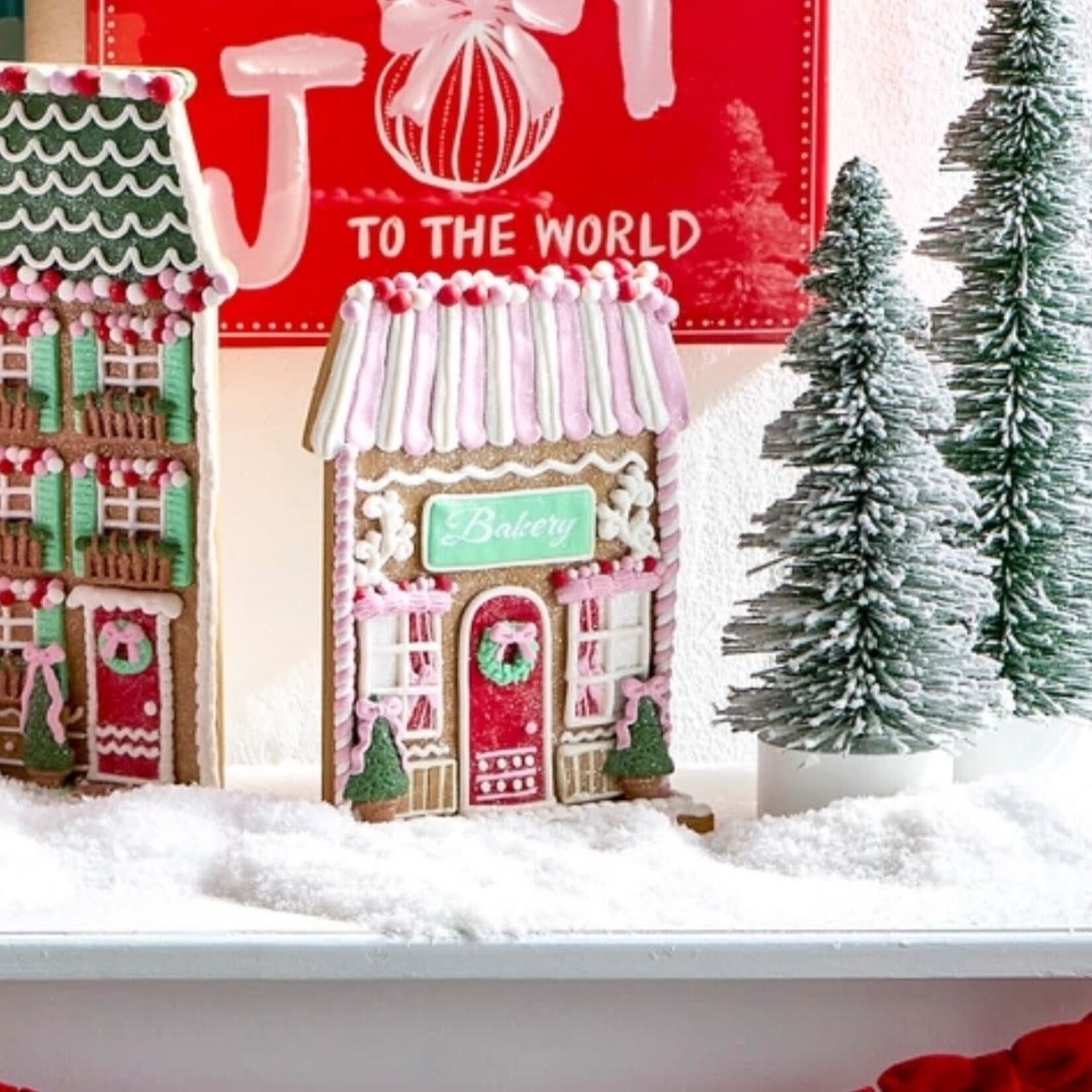m. lynne designs gingerbread house, 1-D bakery