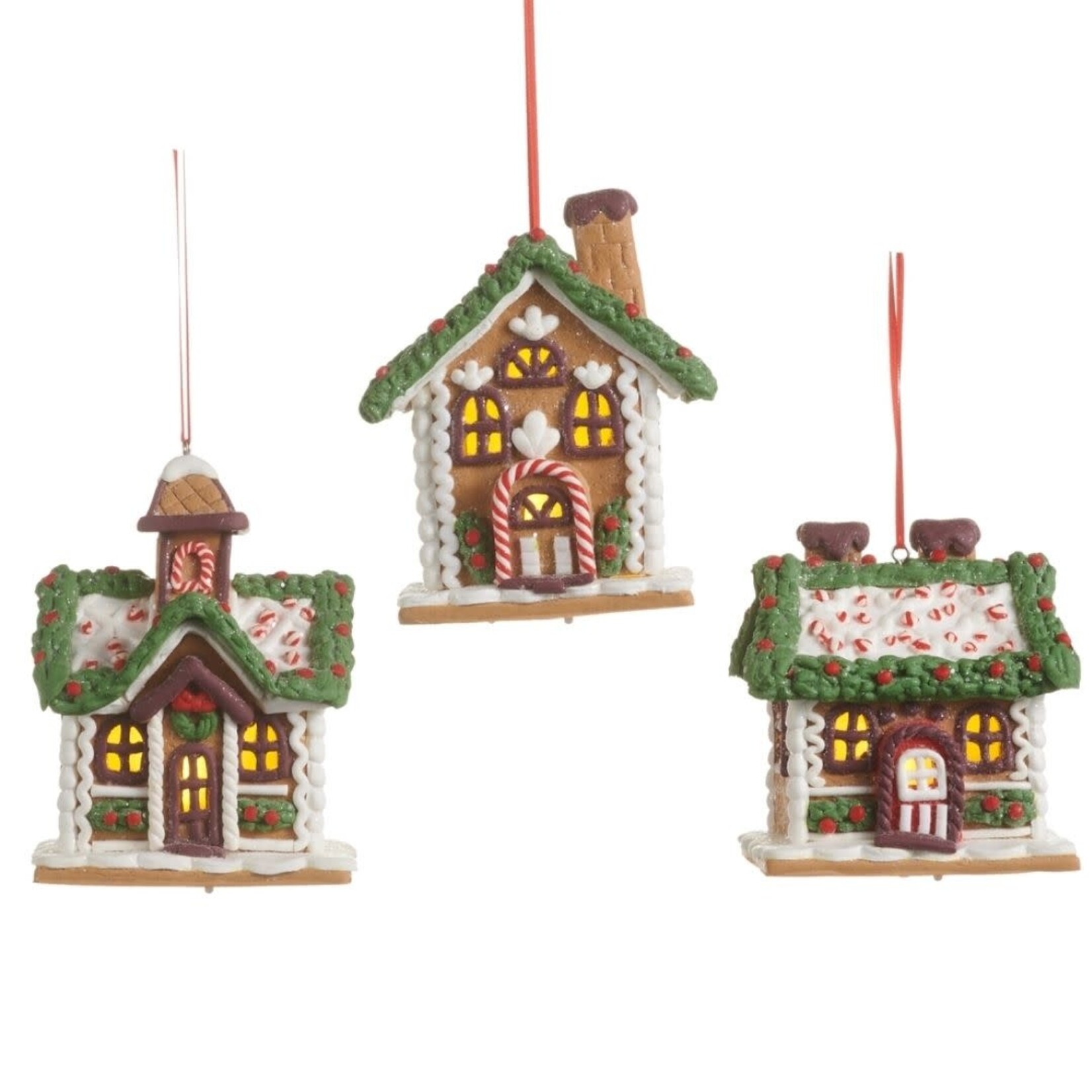 m. lynne designs chocolate gingerbread house ornament