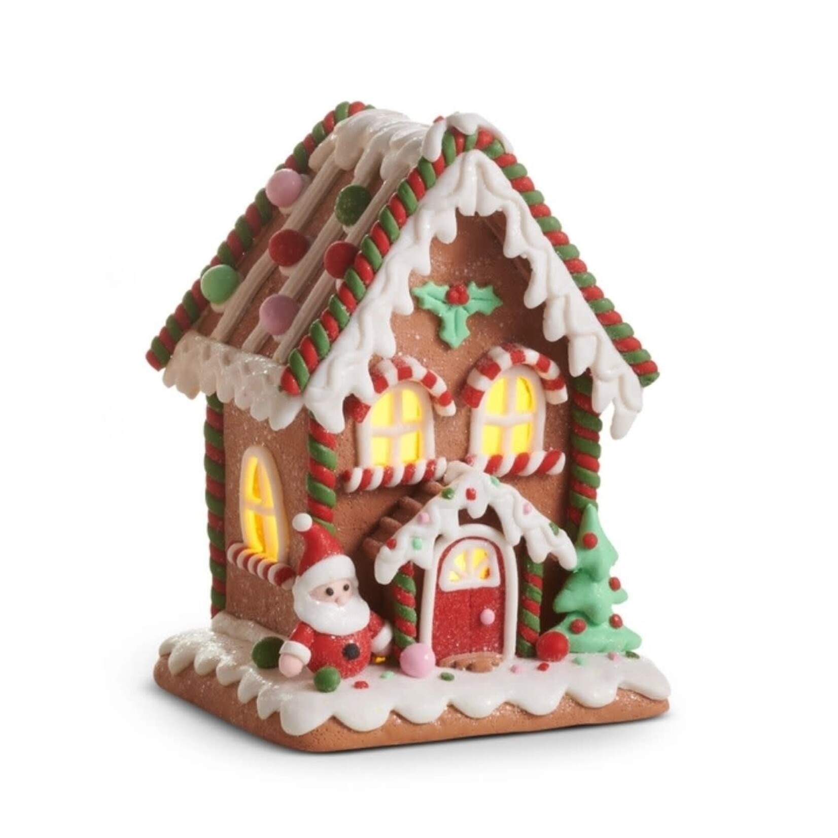 m. lynne designs 7" lighted gingerbread house